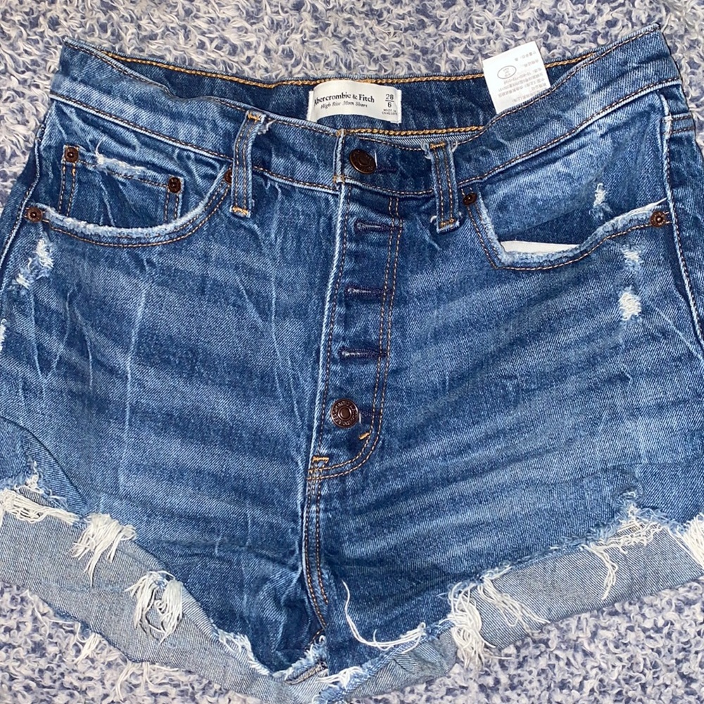 High Rise Mom Short